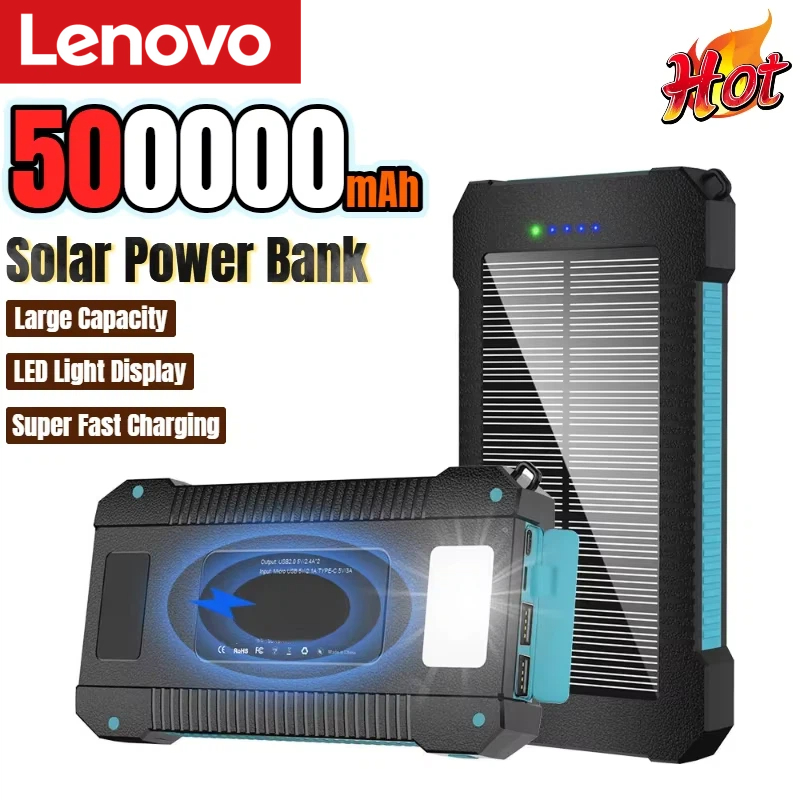 Power Bank Solare Lenovo 50000 - Solar Emergency Charger recensione e prezzo